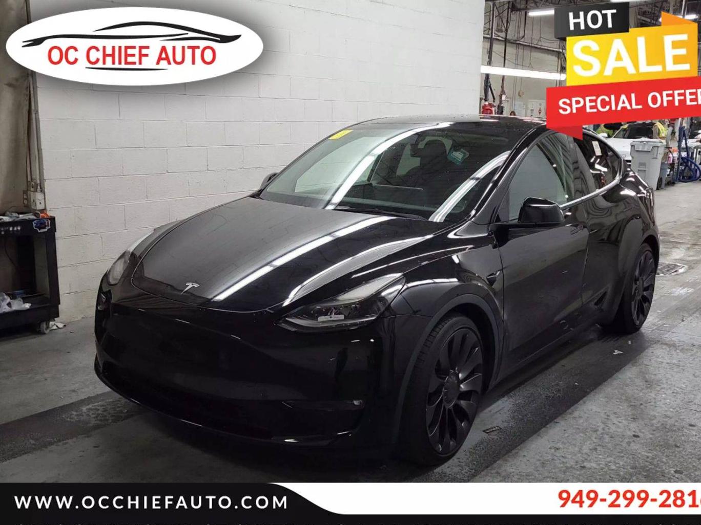 TESLA MODEL Y 2022 7SAYGDEF6NF406900 image